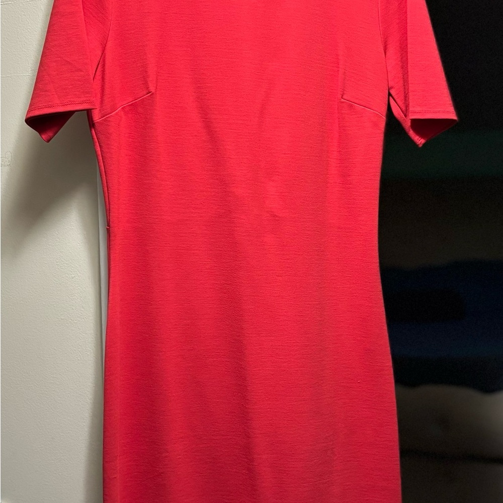 Red Short Sleeve Dress